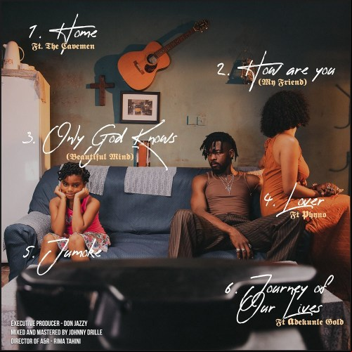 Johnny Drille Home EP Album Artwork back cover